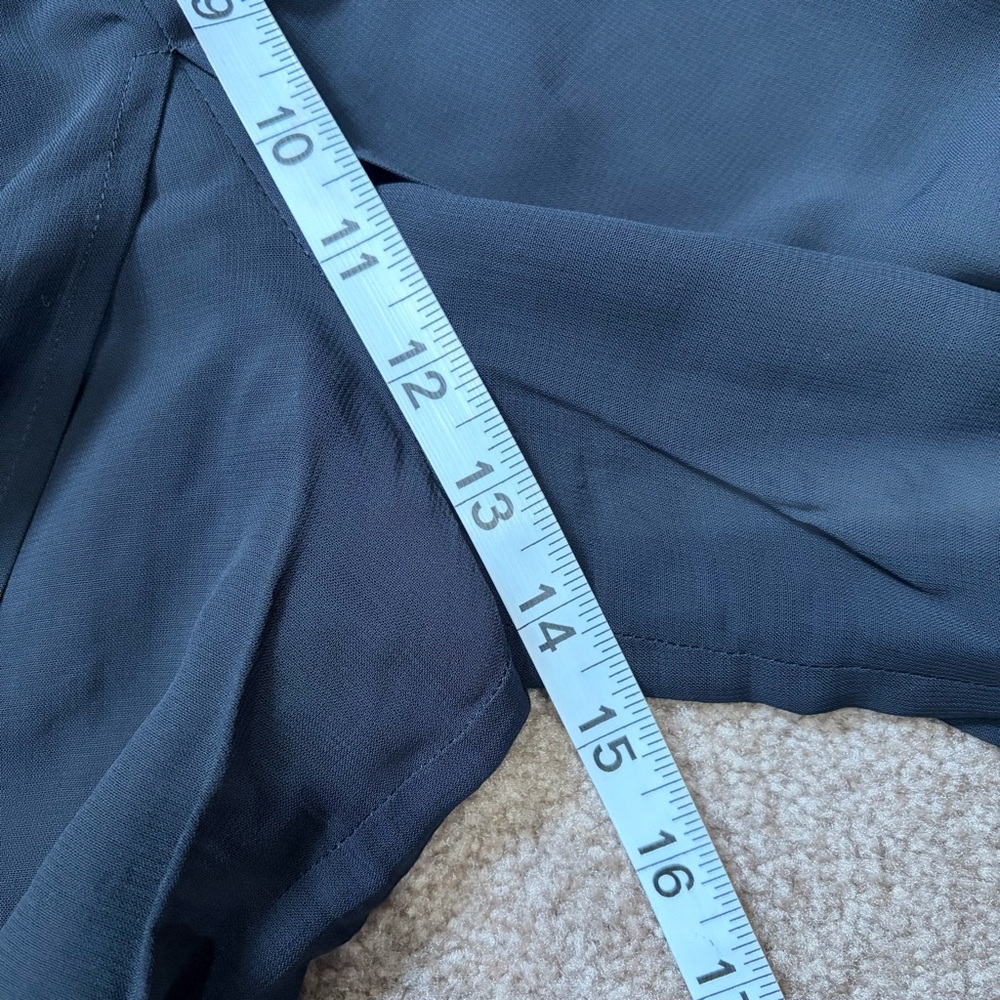 Women's Black Wide-Leg Split Palazzo Pants - Picture 9 of 10